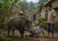 Babi Hutan Serang Warga, Satu Orang Jari Tangannya Terputus