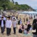 Libur Tahun Baru Islam, Pantai Apra Sindangbarang Diserbu Wisatawan Kalangan Santri