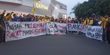 Mahasiswa Cianjur Turun ke Jalan, Sikapi Berbagai Kebijakan Pemerintah
