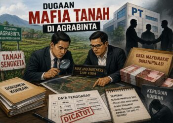 Tim Fans and Partner Law Firm Endus Keterlibatan Salah Satu Perusahaan pada Dugaan Mafia Tanah di Agrabinta
