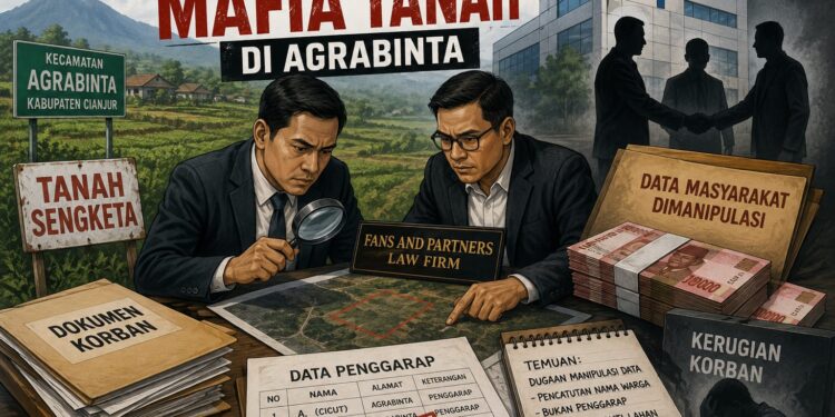 Tim Fans and Partner Law Firm Endus Keterlibatan Salah Satu Perusahaan pada Dugaan Mafia Tanah di Agrabinta