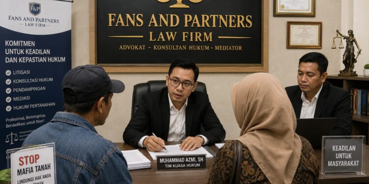 Kantor Hukum Fans and Partners Law Firm Kembali Kedatangan Korban Mafia Tanah yang Minta Bantuan Hukum