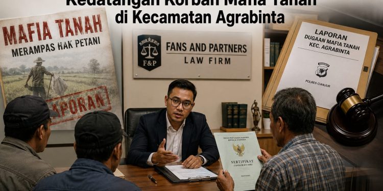 Lagi, Kantor Hukum Fans dan Partners Law Firm Kedatangan Korban Mafia Tanah di Kecamatan Agrabinta