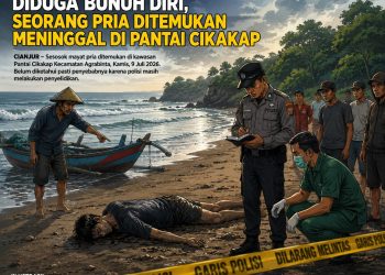 Diduga Bunuh Diri, Seorang Pria Ditemukan Meninggal di Pantai Cikakap
