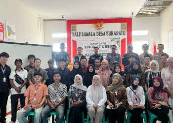 Evaluasi dan Laporan Selama KKN, Mahasiswa Unsur Gelar Lokakarya di Desa Sukaratu