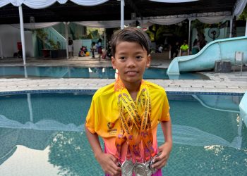 Perenang Cilik Asal Cianjur Borong Medali pada Kejuaraan Renang di Banten
