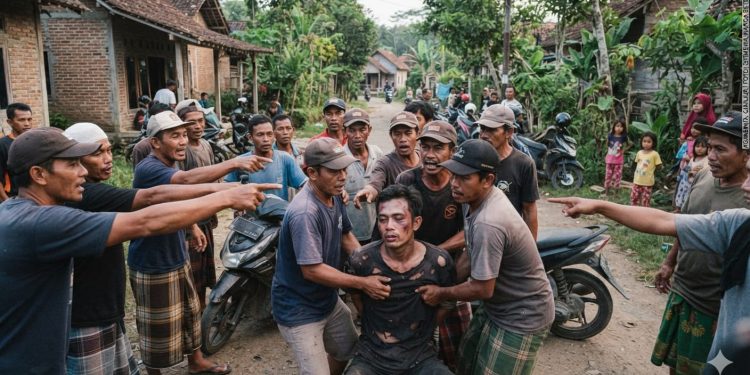 Pelaku Pencurian Sepeda Motor di Agrabinta Babak Belur Dihajar Warga