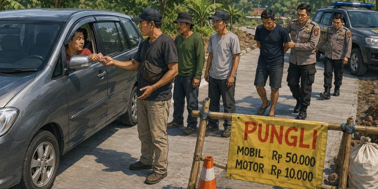 Polisi Amankan Pelaku Dugaan Pungli di Sukanagara