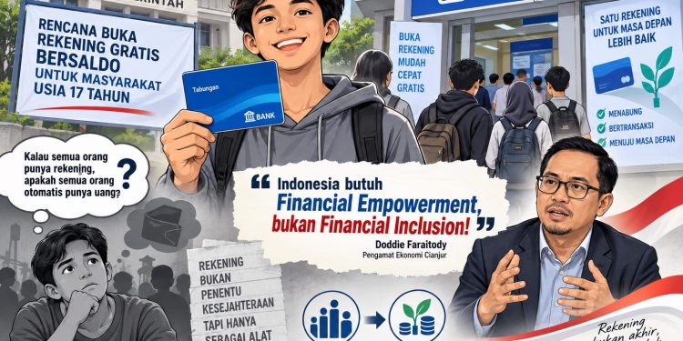 Pemerintah Rencana Buka Rekening Bersaldo bagi Masyarakat, Pengamat Ekonomi: Indonesia Butuh Financial Empowerment, Bukan Financial Inclusion!
