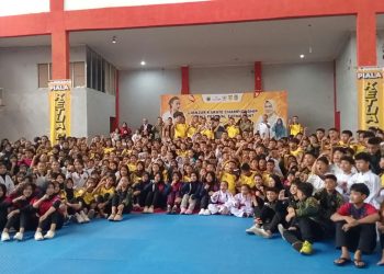 Ribuan Karateka dari Berbagai Daerah Perebutkan Piala Ketua DPRD Cianjur