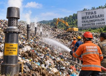 Antisipasi Kebakaran di TPAS Mekarsari, Pemkab Cianjur Punya Trik Khusus
