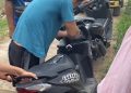 Ditinggal Pergi Hadiri Kondangan, Sepeda Motor Seorang Karyawati Nyaris Digondol Maling di Warungkondang