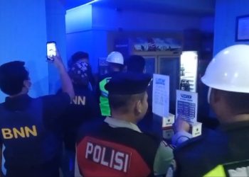 Personel Gabungan Razia Dua THM, 8 Orang Positif Konsumsi Zat Terlarang