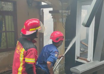 Rumah Ludes Terbakar di Karangtengah, Satu Orang Penghuninya Terluka
