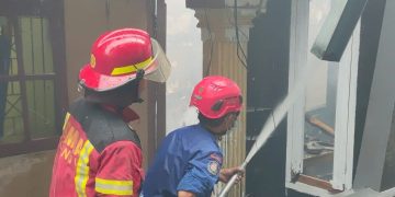 Rumah Ludes Terbakar di Karangtengah, Satu Orang Penghuninya Terluka