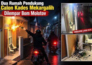 Pendukung Calon Kades Mekargalih Kena Teror, Rumahnya Dilempari Bom Molotov