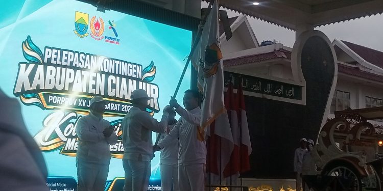 Bupati Lepas 584 Atlet Cianjur Menuju Gelaran Porprov